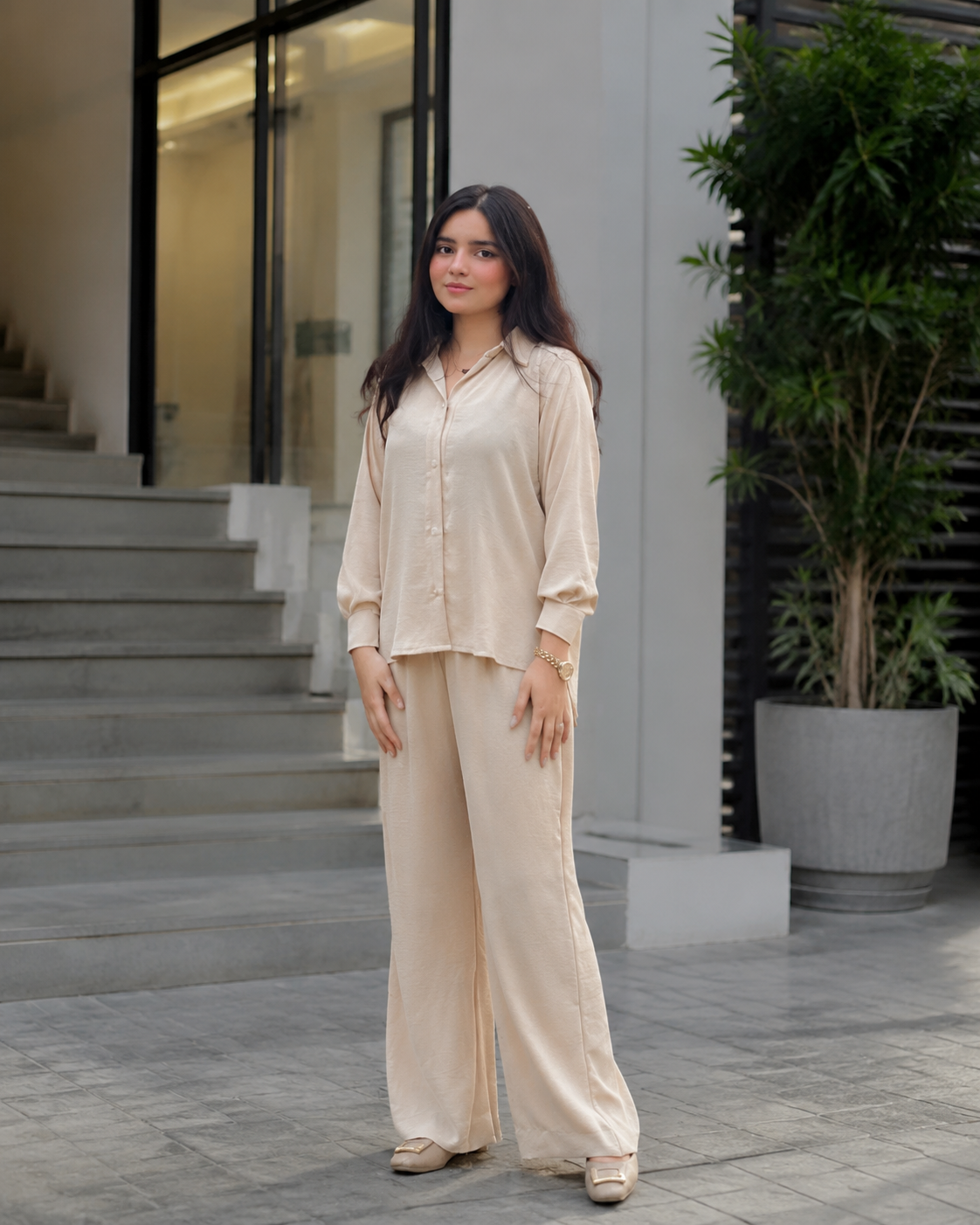 FAROO premium beige co-ords